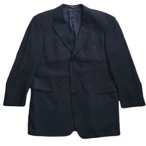 Hugo Boss Navy 100% Wool Blazer 42R